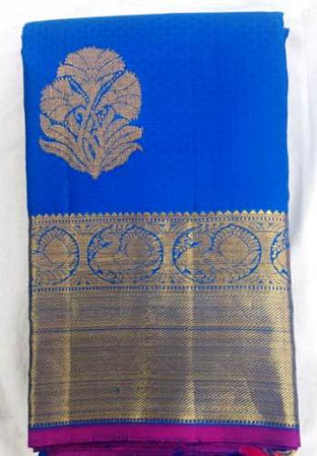 ARNI SILK HALF FINE ZARI SAREE WITH BLOUSE